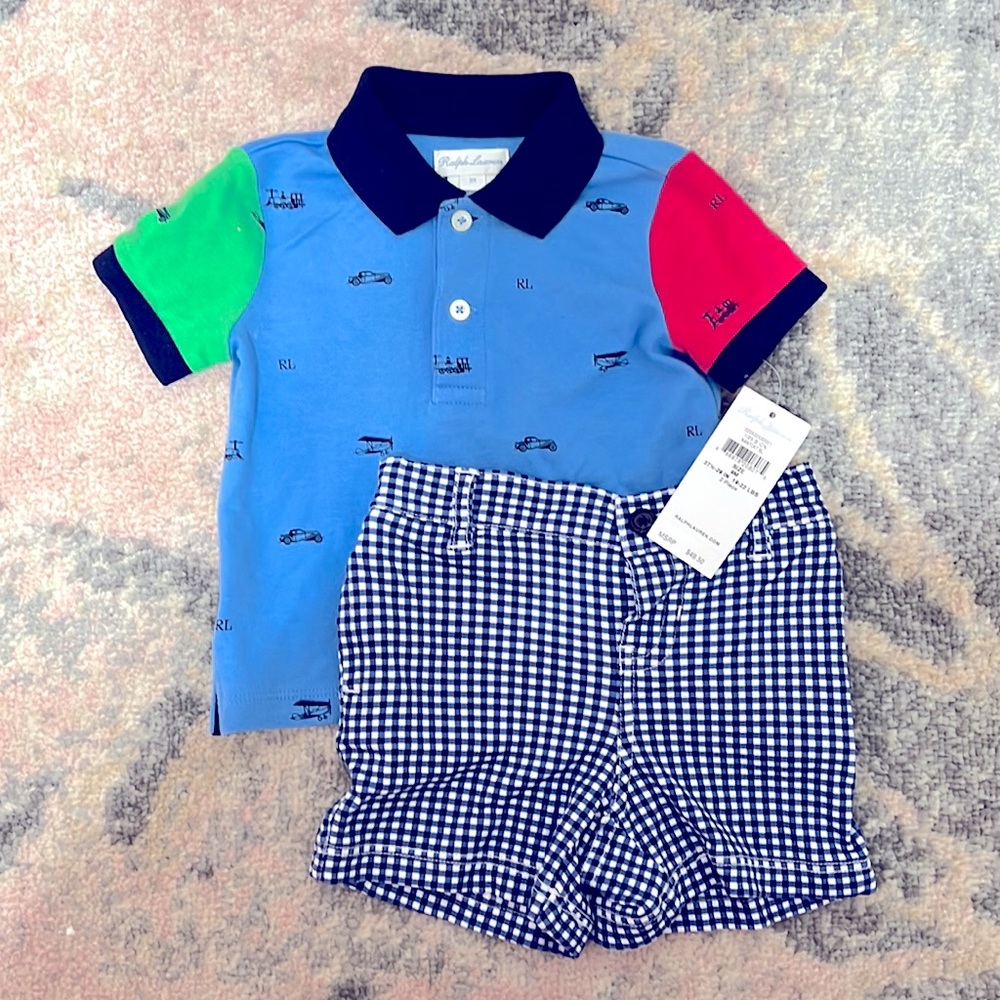 NWT Boy’s Polo by Ralph Lauren Outfit